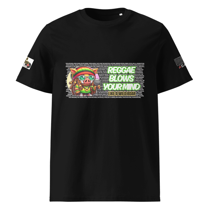 Regge T-Shirt with Wild Boar – Perfect for Regge Music Fans!