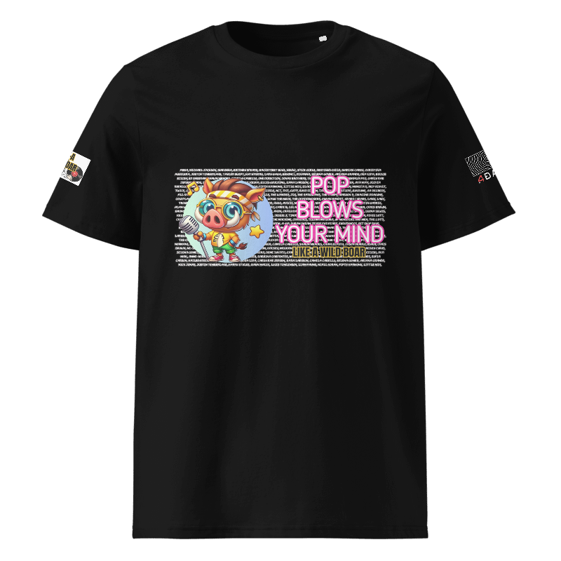 Pop T-Shirt with Wild Boar – Perfect for Pop Music Fans!