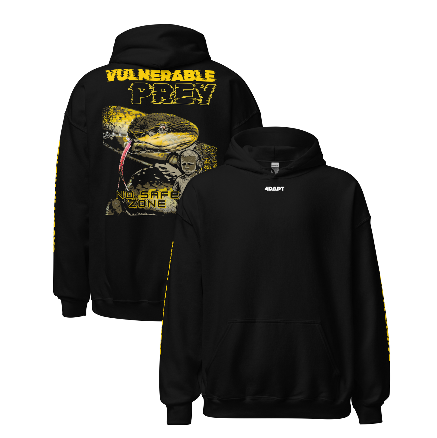 Vulnerable Prey – No Safe Zone Hoodie