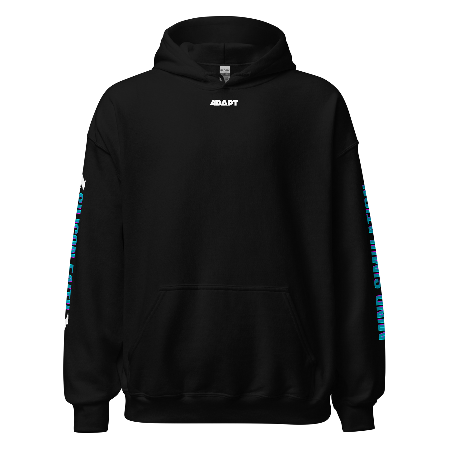 Cerebral Necrosis Hoodie | AI Illusion Streetwear by 4DAPT