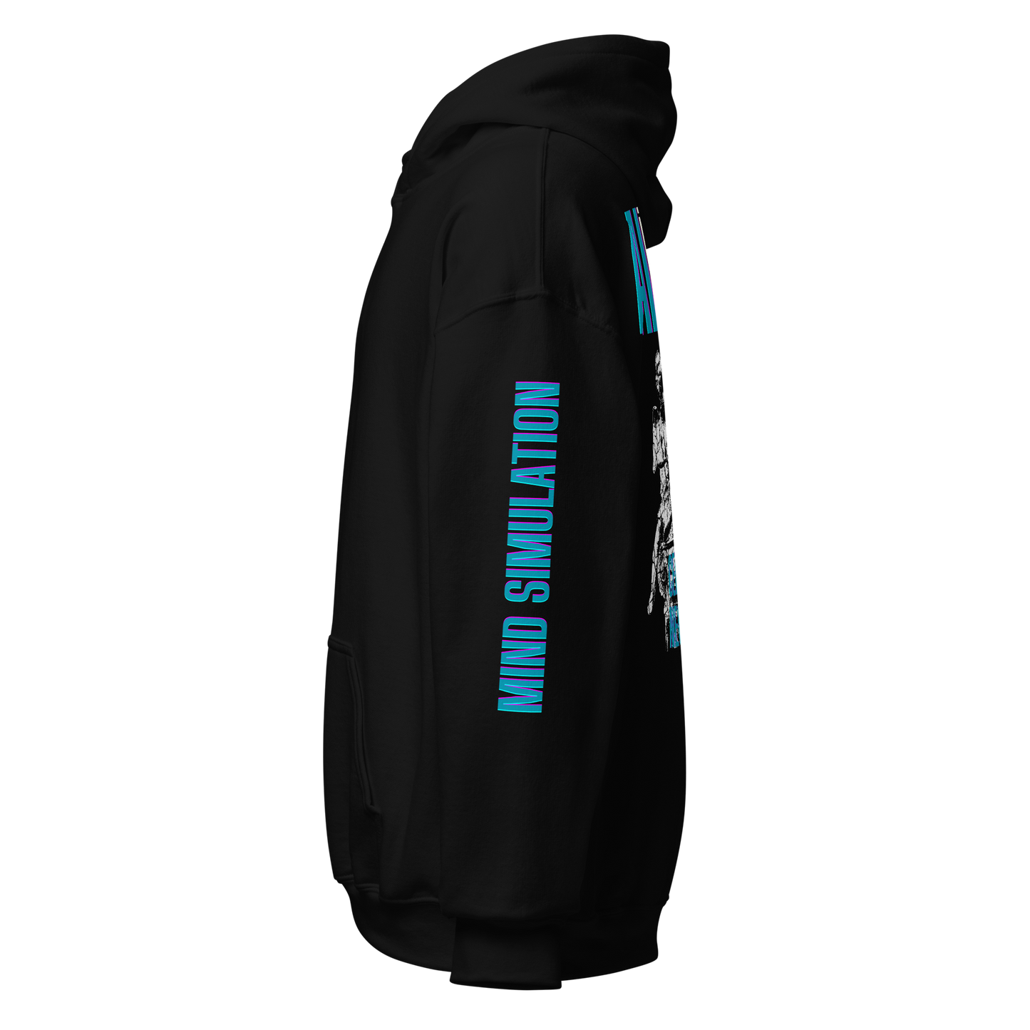 Cerebral Necrosis Hoodie | AI Illusion Streetwear by 4DAPT