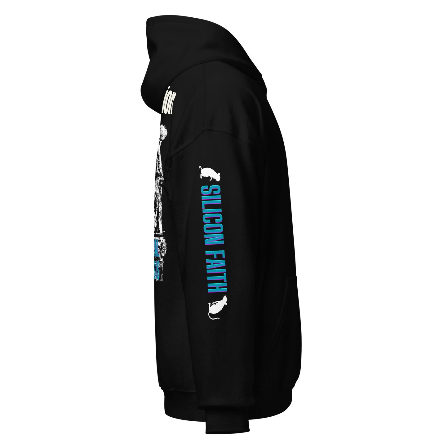 Cerebral Necrosis Hoodie | AI Illusion Streetwear by 4DAPT