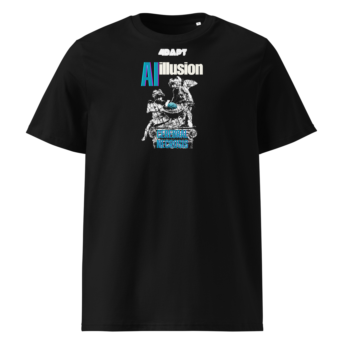 AI Illusion – Cyber Plague Doctor Graphic T-Shirt