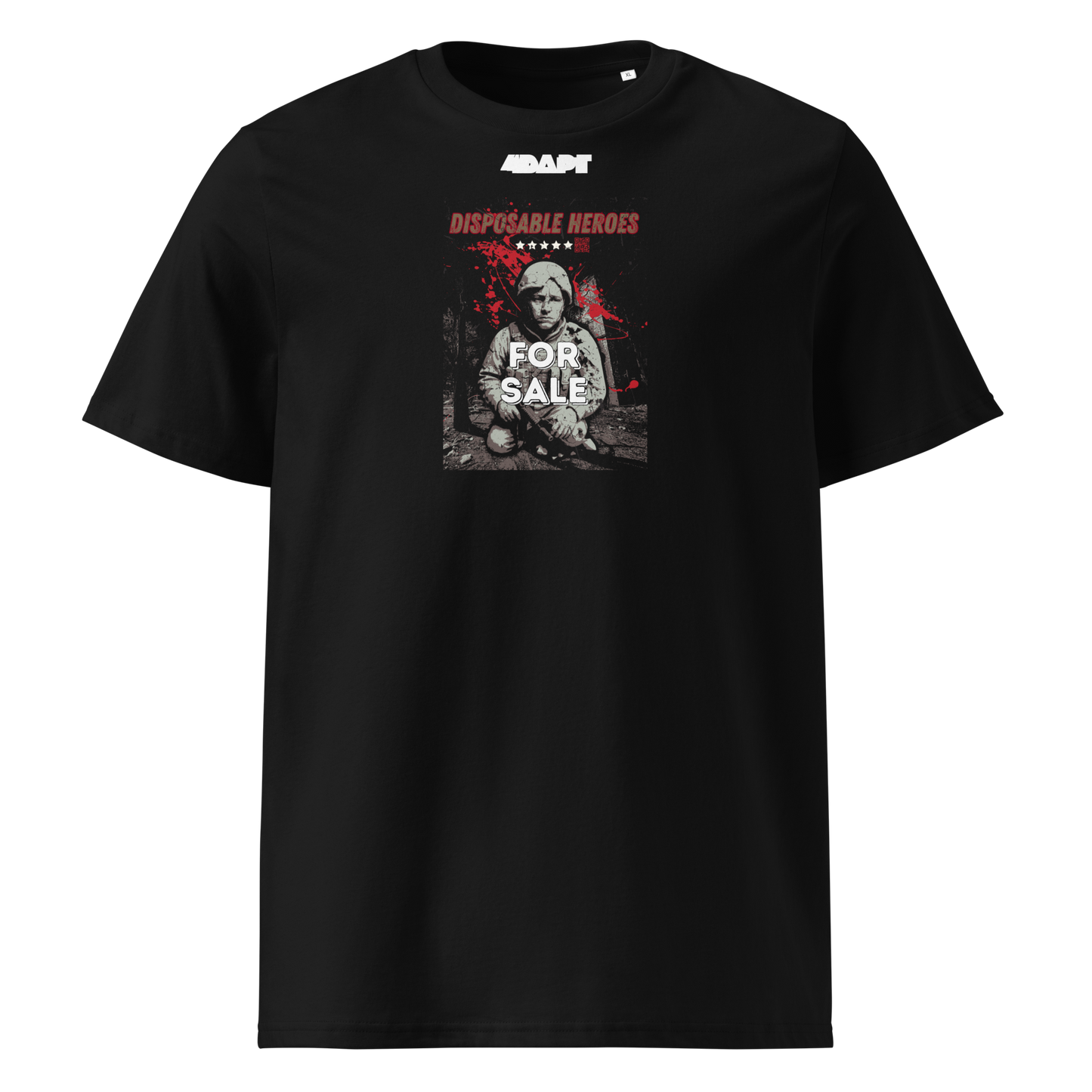 Disposable Heroes “For Sale” Graphic T-Shirt – Dark Streetwear Tee | For Adapt