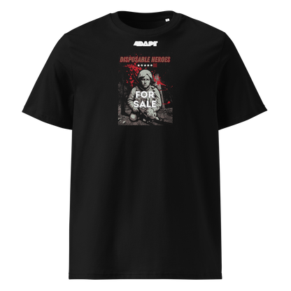 Disposable Heroes “For Sale” Graphic T-Shirt – Dark Streetwear Tee | For Adapt