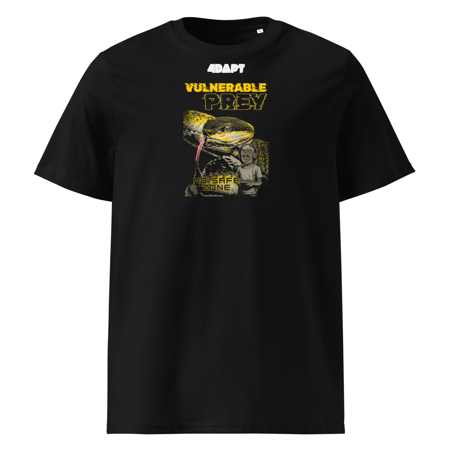 Vulnerable Prey – No Safe Zone Graphic T-Shirt | 4DAPT
