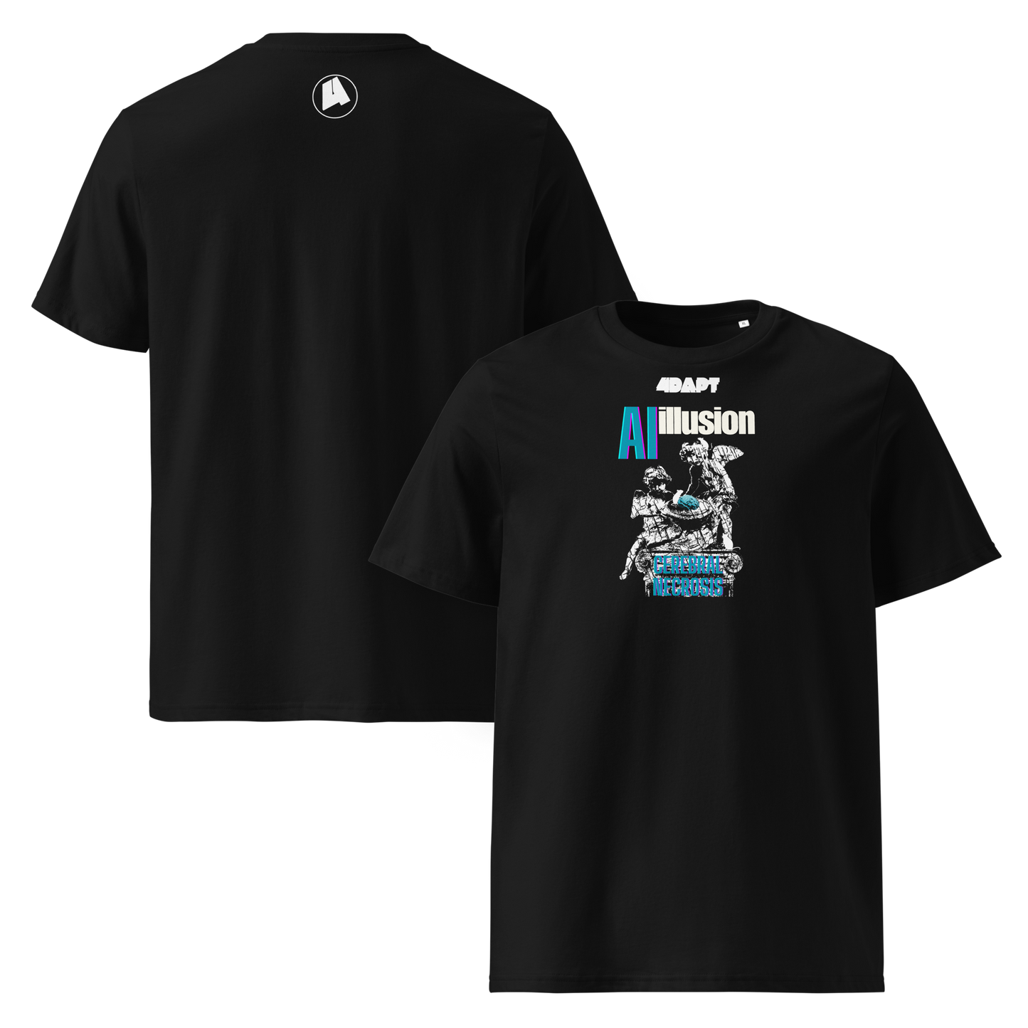 AI Illusion – Cyber Plague Doctor Graphic T-Shirt