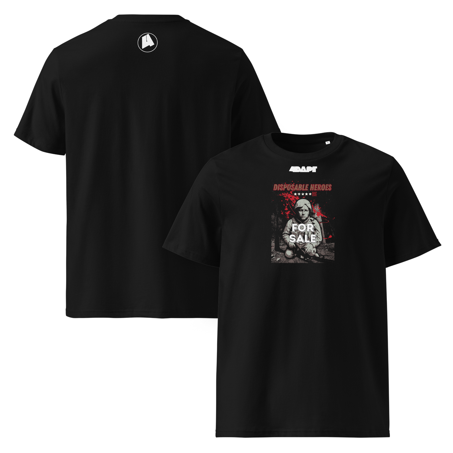 Disposable Heroes “For Sale” Graphic T-Shirt – Dark Streetwear Tee | For Adapt