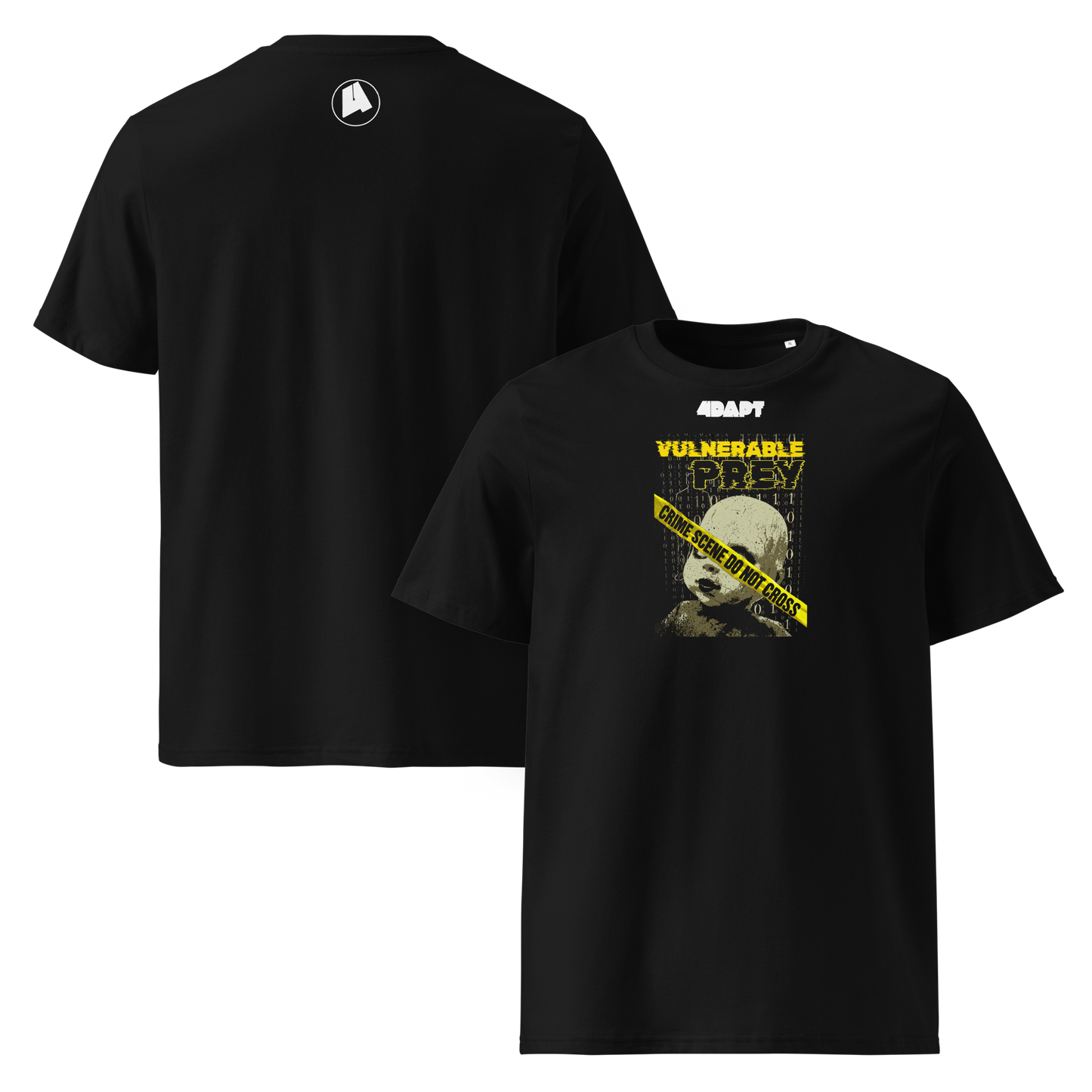 Vulnerable Prey Graphic T-Shirt – Black | 4DAPT