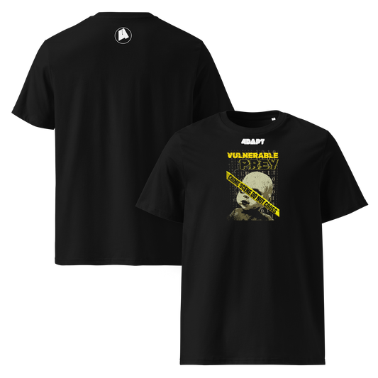 Vulnerable Prey Graphic T-Shirt – Black | 4DAPT