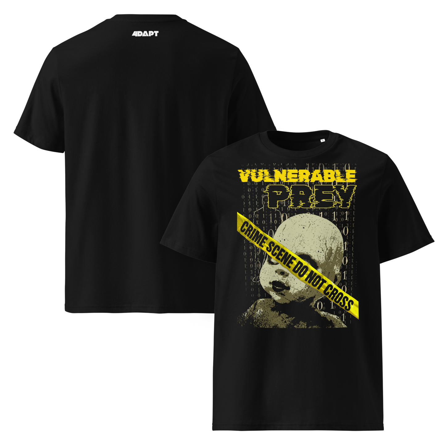 Vulnerable Prey Graphic T-Shirt – 4DAPT Cyberpunk Streetwear