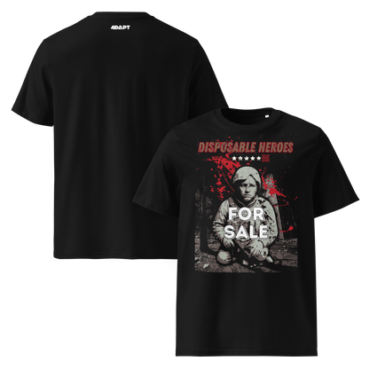 Disposable Heroes – Dark Streetwear War Art Tee | 4DAPT